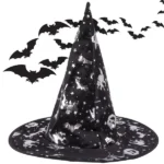 Halloween boszorkánykalap, fekete, univerzális méret