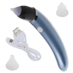 Elektromos babaporszívó, 5 fokozat, szilikon fejek + 7 szűrő, USB, halk