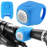 Elektromos kerékpárkürt 120 dB, vízálló, 3 hangmód, CR2032, kormányra