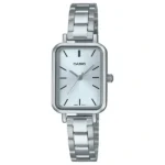 Casio LTP-V009D-2E női karóra, ezüst nemesacél, téglalap, WR30