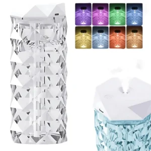 USB-C kristály RGB aromadiffúzor és levegő párásító, 1000 ml