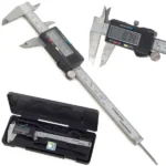 Elektronikus digitális tolómérő 150 mm LCD, rozsdamentes acél