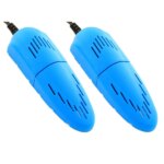 Elektromos cipőszárító, kék, univerzális méret, 12 W