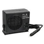 Autós PTC termoventilátor 12 V 150/300 W, hűtés-fűtés, 1,35 m kábel