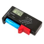 Digitális LCD zsebméretű elem- és akkumulátortesztelő AA/AAA/9V