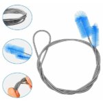 Duplavégű, hajlékony akvárium cső- és tömlőtisztító kefe, 165 cm