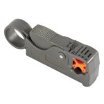 Koaxiális kábelcsupaszoló, 4–12 mm, RG-58/59/6, kompakt, szürke