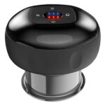 Elektromos vákuumos köpölyöző masszírozó melegítéssel, LCD kijelző, USB-C