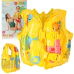 Intex sárga felfújható úszómellény gyerekeknek 3-5 év 18-23 kg PVC