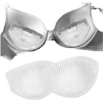 Szilikon push-up melltartóbetét, perforált, vízálló, 1 pár