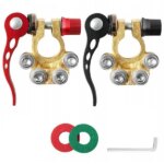 Univerzális 6/12 V akkumulátor saru pár, gyors lecsatlakozással, 800 A