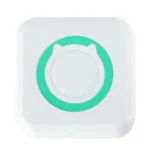 Kék hordozható mini bluetooth hőnyomtató fotókhoz és címkékhez, 57 mm