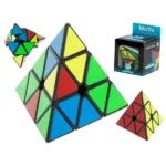 MoYu 3x3 fekete logikai kocka, 10 cm – stresszoldó, fejlesztő játék