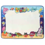 Vizes rajzoló szőnyeg XXL bélyegzőkkel és sablonokkal, 100×80 cm