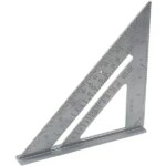 Alumínium asztalos derékszög 18,5×18,2×25,8 cm – 45°/90° jelölő vonalzó