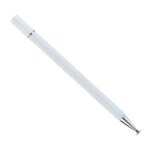 2 az 1-ben fehér kapacitív precíziós stylus és fekete golyóstoll, 14 cm
