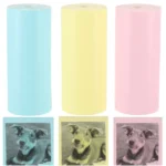 Színes BPA-mentes hőpapír tekercs 5,7 cm x 3 m, 3 db