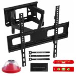 Fali TV konzol 32–75”, VESA 400x400, 50 kg, dönthető-forgatható, 80–380 mm