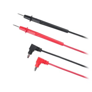 Piros-fekete 90 cm banándugós mérővezeték-pár DT-830 multiméterhez