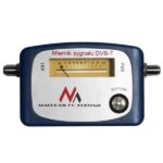 DVB-T antennajel mérő Maclean MCTV-627, kompasszal, 25 cm F-F kábel, tok
