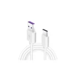 Huawei gyári USB-C gyors töltő- és adatkábel, 5A, 1 m, fehér