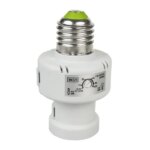 E27 foglalat alkonykapcsolóval és időzítővel, 100 W, fehér