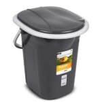 Hordozható kemping WC 19 l, 120 kg teherbírás, antracit – GreenBlue GB320AG