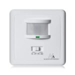 Falba süllyeszthető mozgás- és hangérzékelő kapcsoló, PIR 160°, 500 W, IP20