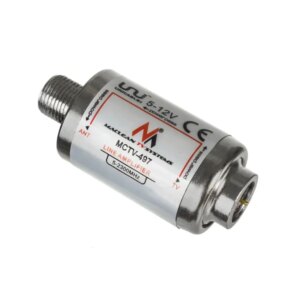 Szélessávú antennajelerősítő 5–2400 MHz, 20 dB, DVB-T/T2, 5-12 V