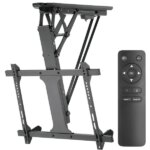 Motoros mennyezeti TV tartó 32-70″-ig, VESA 600×400, 35 kg, távirányító