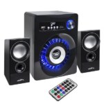 Audiocore AC910 2.1 Bluetooth hangszórókészlet, 55 W RMS, FM rádió, USB/SD, AUX