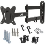Fali TV- és monitortartó kar 13–32″, 30 kg, VESA 100x100, fekete