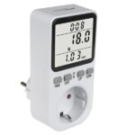 GreenBlue energiamérő wattmérő, F schuko aljzat, 220-240 V, 16 A, LCD