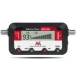 Maclean MCTV-884 digitális Sat-Finder, LCD kijelző, 25 cm F-F kábel