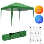 Automata kerti pavilon 3×3 m, vízálló UV-védett tető, acél váz, hordtáska