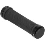 Kerékpár kormány markolat 2 db fekete 22 mm lock-on csúszásgátló