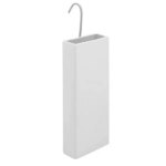 Kerámia radiátoros párásító, fehér, 19,5×9,5×4 cm