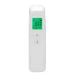 Érintésmentes infravörös lázmérő LCD kijelzővel, fehér