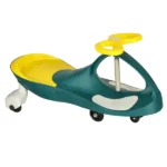 Gravitációs gyerek járgány LED-es világító kerekekkel, palack sárga