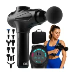 Isomedix masszázs pisztoly, 30 fokozat, 12 fej, 45 W, hordtáska