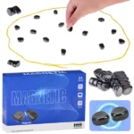 Mágneses kavicsok társasjáték – 20 db, utazó családi stratégiai szett