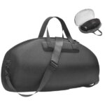 Keménytok vállpánttal, zsebes, fekete JBL Boombox 3 hangszóróhoz