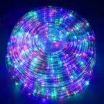 Multiszínű LED fénykígyó 20 m, 480 LED, IP44, beltér/kültér