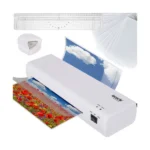 A4 4 az 1-ben laminálógép vágóval, sarokkerekítővel, 60 fóliával