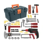 Gyerek szerszámosláda 32 db-os barkácskészlet hordtáskában, 3+