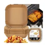 Ruhhy airfryer papírbetét 16×16 cm, 100 db – tapadásmentes