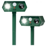 Napelemes ultrahangos állatriasztó mozgásérzékelővel (2 db)