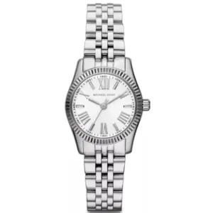 Michael Kors Lexington női karóra, ezüst acél, fehér számlap