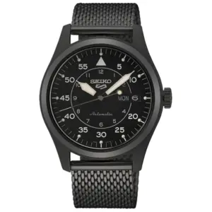 Seiko SRPH25K1 férfi automata karóra, 39 mm, fekete