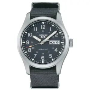 Seiko 5 Sports férfi automata karóra, szürke számlap, 39 mm